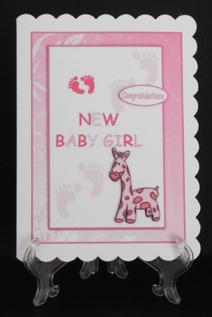 baby girl footprints by Joan Prince