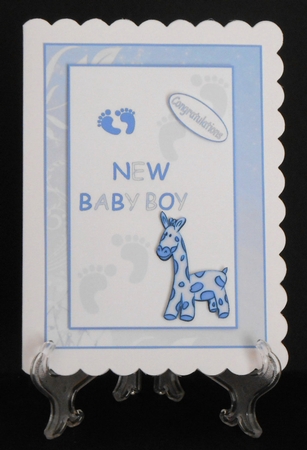 baby boy footprints by Joan Prince