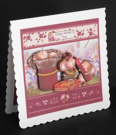 MORE LIP GLOSS PLEASE 7.5 Topper Decoupage & Insert Mini Kit by Joan Prince