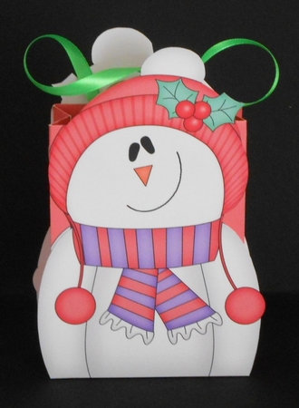 3D Christmas Snowman Rio Gift Bag Mini Kit by Joan Prince