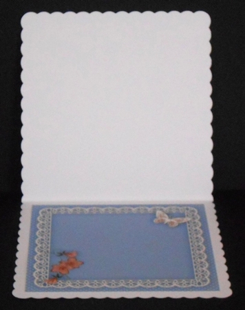 8x8 A Touch of Elegance Violas Pearls and Lace matching insert by Joan Prince