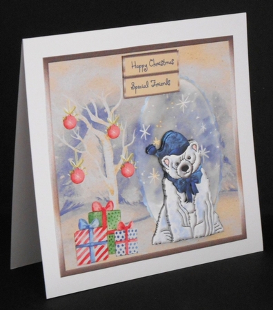 Polar bear Christmas by Joan Prince