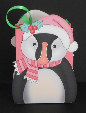 3D Christmas Little Puffin Minnow Gift Bag Mini Kit by Joan Prince