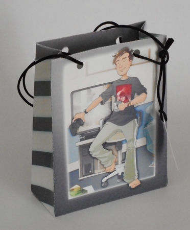 Console Dude 1 Mini Gift Bag by Joan Prince