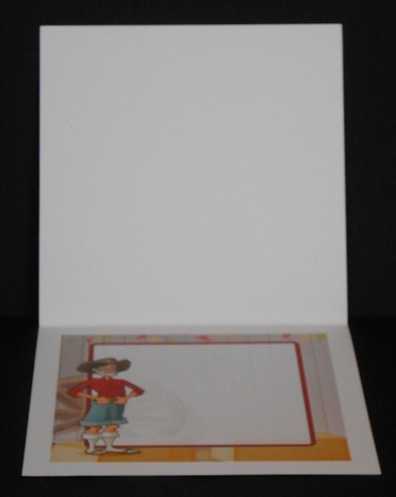 Line Dancer Dude Beard 8x8 Quick Card Insert by Joan Prince