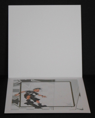 Skater Dude Green 8x8 Quick Card Insert by Joan Prince