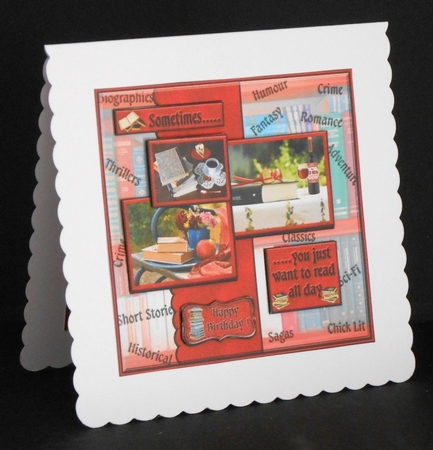 Sometimes.....Books Insert Plaque by Joan Prince
