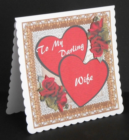 Valentine , To My Darling Wife by Joan Prince
