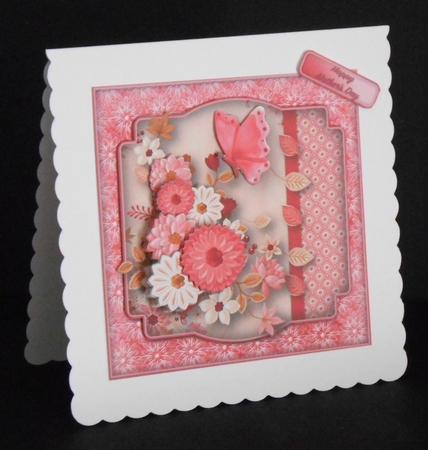 Pretty Pinks - Decoupage Card Mini Kit by Joan Prince