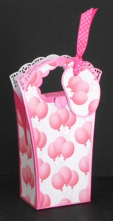 Pink Balloons Backing Paper  by Joan Prince