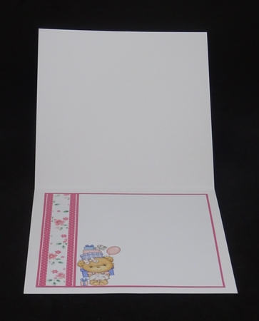 PARTY GIRL BEAR 7.5 Decoupage & Insert Mini Kit  by Joan Prince