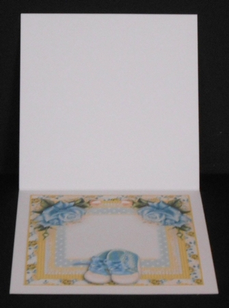 Little Steps Boy Card Front Kit by Joan Prince