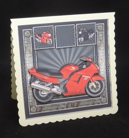 3 Page Motorcycle Mini Kit by Joan Prince