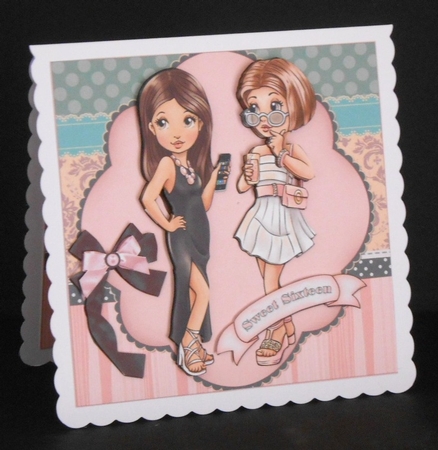 8x8 glamour girl sweet sixteen mini kit by Joan Prince