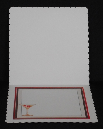 CHAMPAGNE & STRAWBERRIES 8x8 Decoupage & Insert Mini Kit All Occasions by Joan Prince