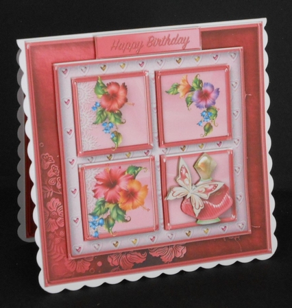 Flowers and Perfume - Square Layers Card Mini Kit by Joan Prince