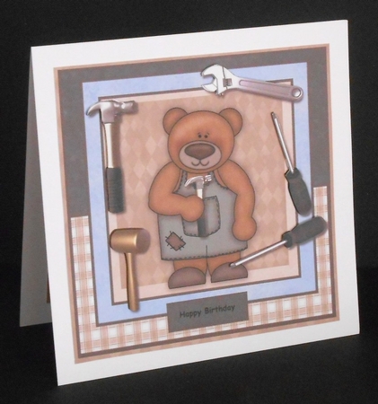 Male Card Handyman by Joan Prince