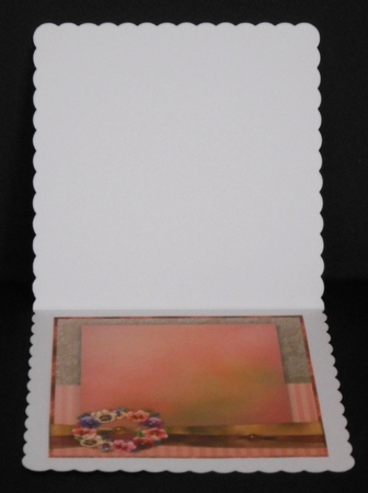 Pansies Wreath Quick Card by Joan Prince