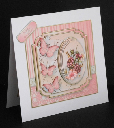 Flower Cameo - Layered Card Mini Kit by Joan Prince