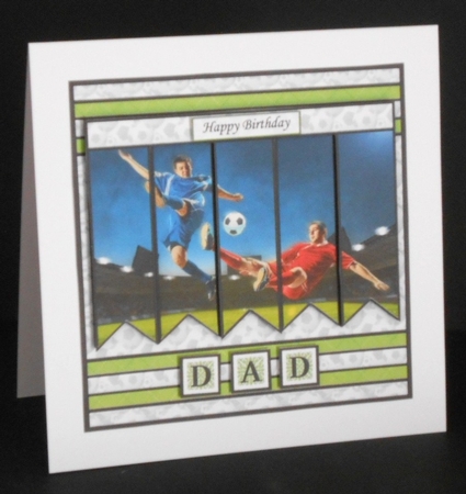 FOOTBALL 7.5 Alphabet and Age Quick Card Kit Create Any Name by Joan Prince