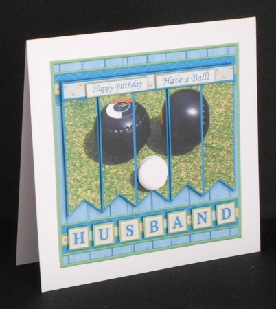 LAWN BOWLS 7.5 Alphabet and Age Quick Card Kit Create Any Name by Joan Prince