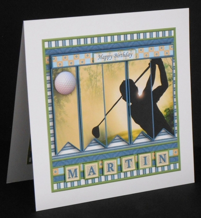 GOLF 7.5 Alphabet and Age Quick Card Kit Create Any Name by Joan Prince