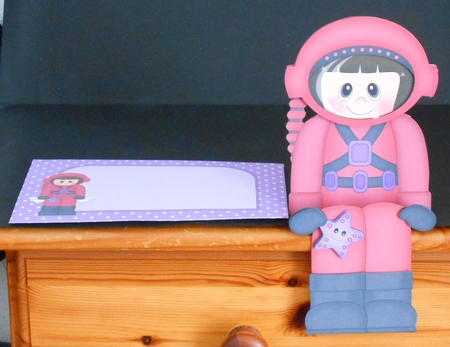 3D On the Shelf Card Kit - Deep Sea Diver Janna is making a Splash by Joan Prince