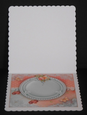Roses and Lace Card Front Kit by Joan Prince