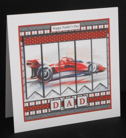 MOTOR RACING 7.5 Alphabet and Age Quick Card Kit Create Any Name by Joan Prince