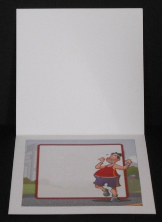 Jogger Dude 2 8x8 Insert by Joan Prince
