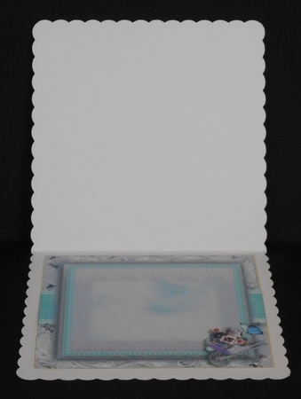 Beautiful Pansy Barrow Card Front Kit by Joan Prince