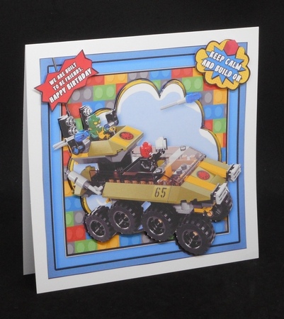 Lego Heroes Card Front Mini Kit.14 by Joan Prince