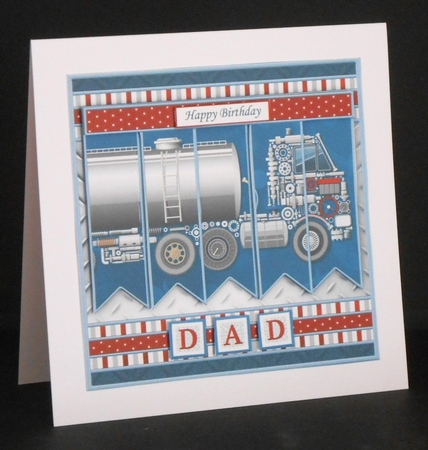 TANKER LORRY 7.5 Alphabet and Age Quick Card Kit Create Any Name by Joan Prince
