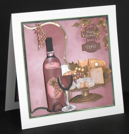 Wine, Cheese & Grapes by Joan Prince