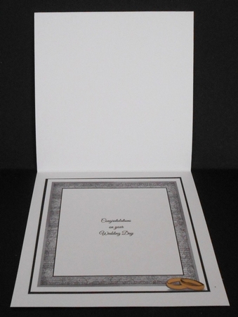 8X8 INSERT TO MATCH - PINK ROSES WEDDING TOPPER by Joan Prince