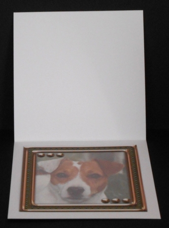JJ LOVE MY DOG JACK RUSSELL 8X8 INSERT BLANK by Joan Prince