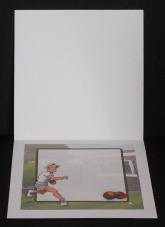 Lawn Bowls Dude 3 8x8 Insert by Joan Prince