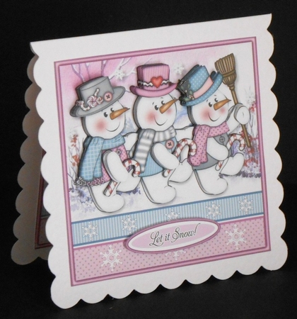 Snowmen Trio Mini Kit by Joan Prince