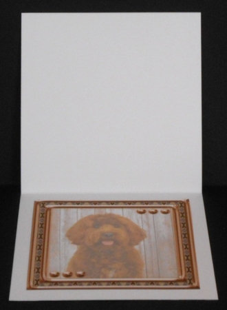  JJ LOVE MY DOG LABRADOODLE 2 8X8 INSERT BLANK by Joan Prince