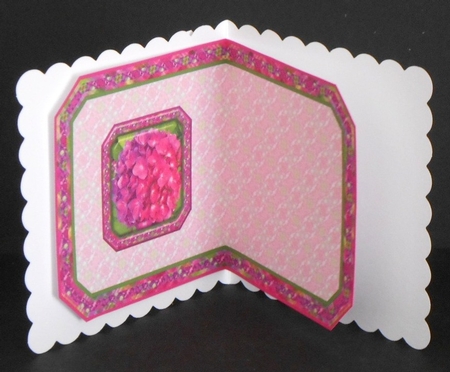 JJ HYRANGEA LAVENDER - PINK 6X6 INSERT by Joan Prince