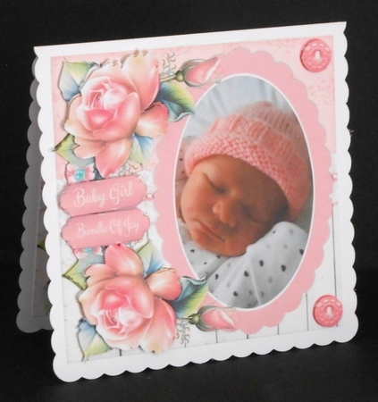 Congratulations Baby Girl 8x8 Mini Kit by Joan Prince