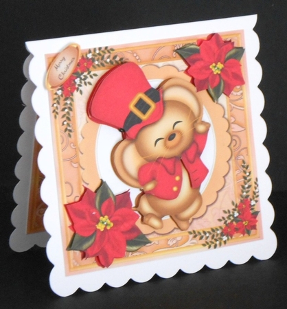 Gorgeous Santa Mouse 8x8 Mini Kit by Joan Prince