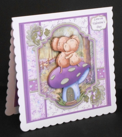 TOGETHER MICE 8x8 Decoupage & Insert Mini Kit All Occasions by Joan Prince