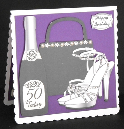Bag, sandals & bubbly 50 today by Joan Prince