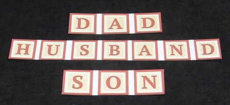 MERRY CHRISTMAS SANTA 7.5 Decoupage Kit Create Any Name Alphabet in 2 sizes by Joan Prince