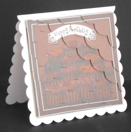 8 x 8 Birthday Lots of Chocs Scalloped Corner Kit by Joan Prince