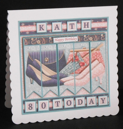 HANDBAGS & SHOES 7.5 Alphabet and Age Quick Card Kit Create Any Name by Joan Prince