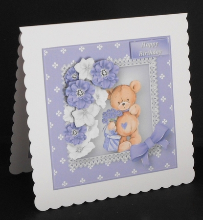 A Gift for You Decoupage Card Front by Joan Prince