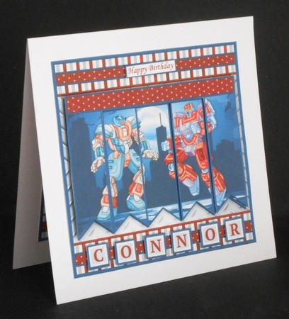 TRANSFORMERS ROBOTS 7.5 Alphabet and Age Quick Card Kit Create Any Name by Joan Prince