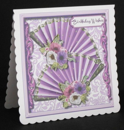 Beautiful Lilac Fan Affair by Joan Prince
